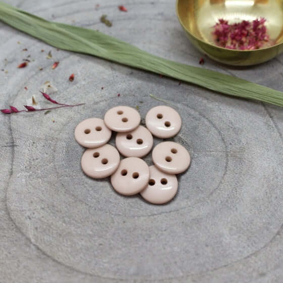 Atelier Brunette - Classic Shine Buttons - Blush - 10mm - MaaiDesign