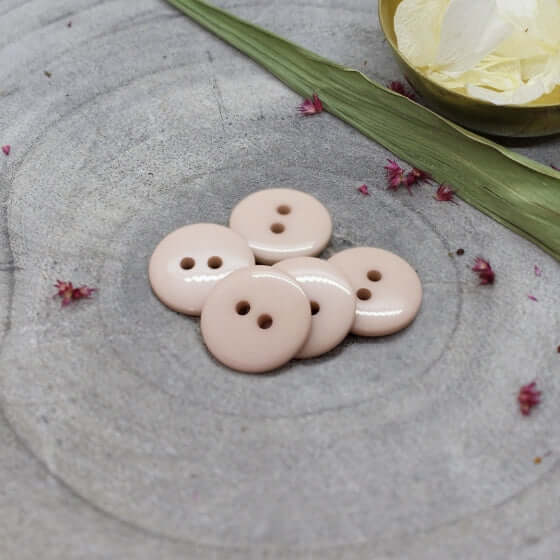 Atelier Brunette - Classic Shine Buttons - Blush - 10mm - MaaiDesign