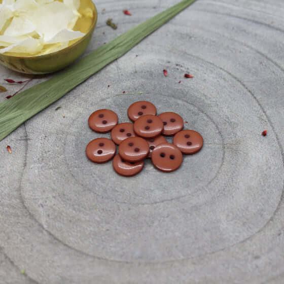 Atelier Brunette - Classic Shine Buttons - Chestnut