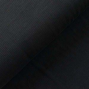 Waffle Knit Cotton Jersey - Black - MaaiDesign