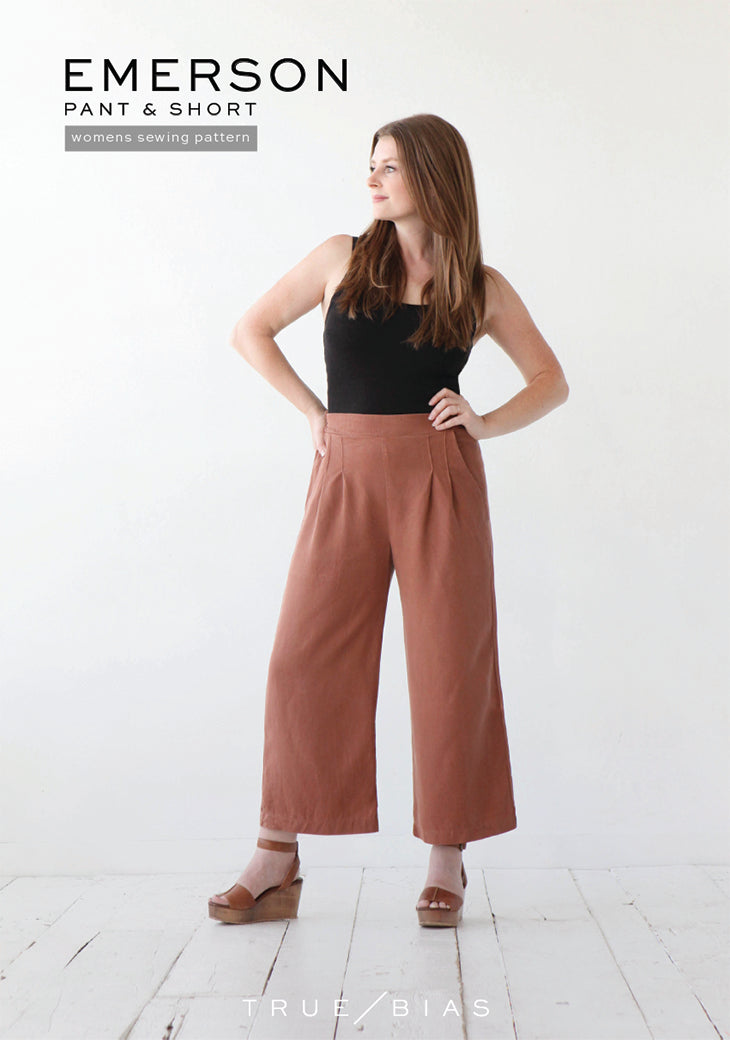 Emerson pant/ Short - True Bias | Sewing Pattern - MaaiDesign