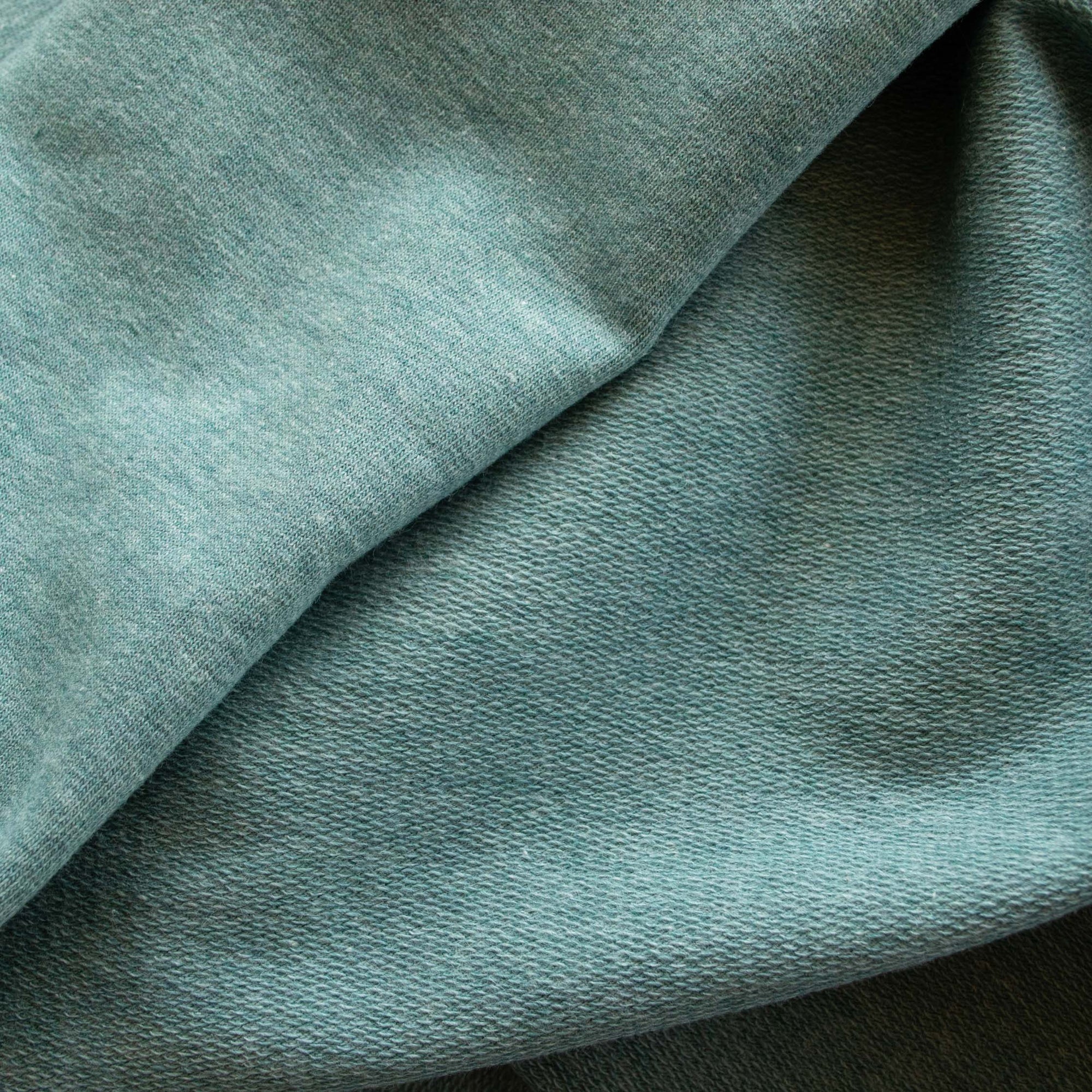 French Terry - Silver Green Marle - MaaiDesign