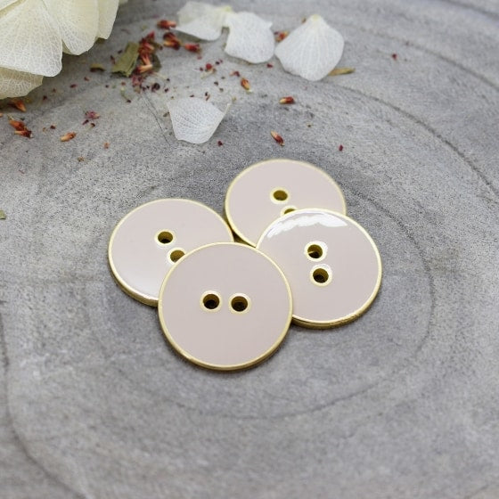 Atelier Brunette - Joy Buttons - Blush - 12mm