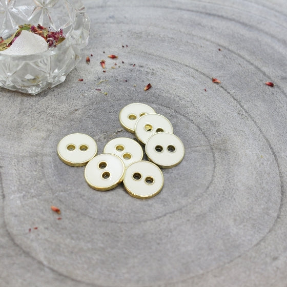 Atelier Brunette - Joy Buttons - Off White - 12mm - MaaiDesign