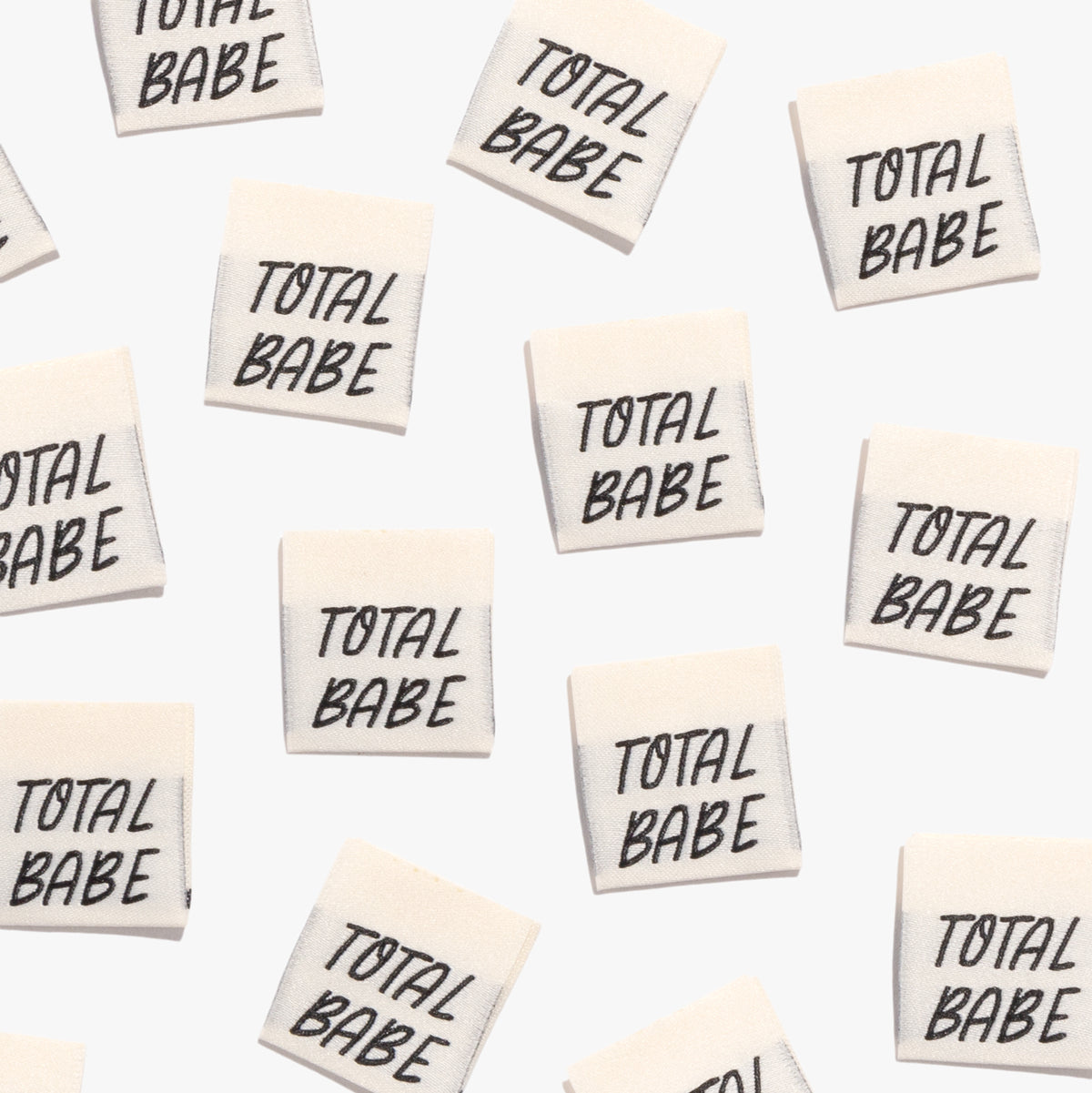 10 Woven Labels - Total Babe