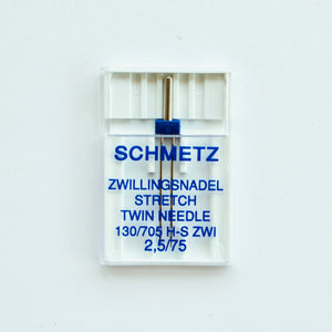 2.5mm Twin Machine Needle for Stretch - Schmetz - MaaiDesign
