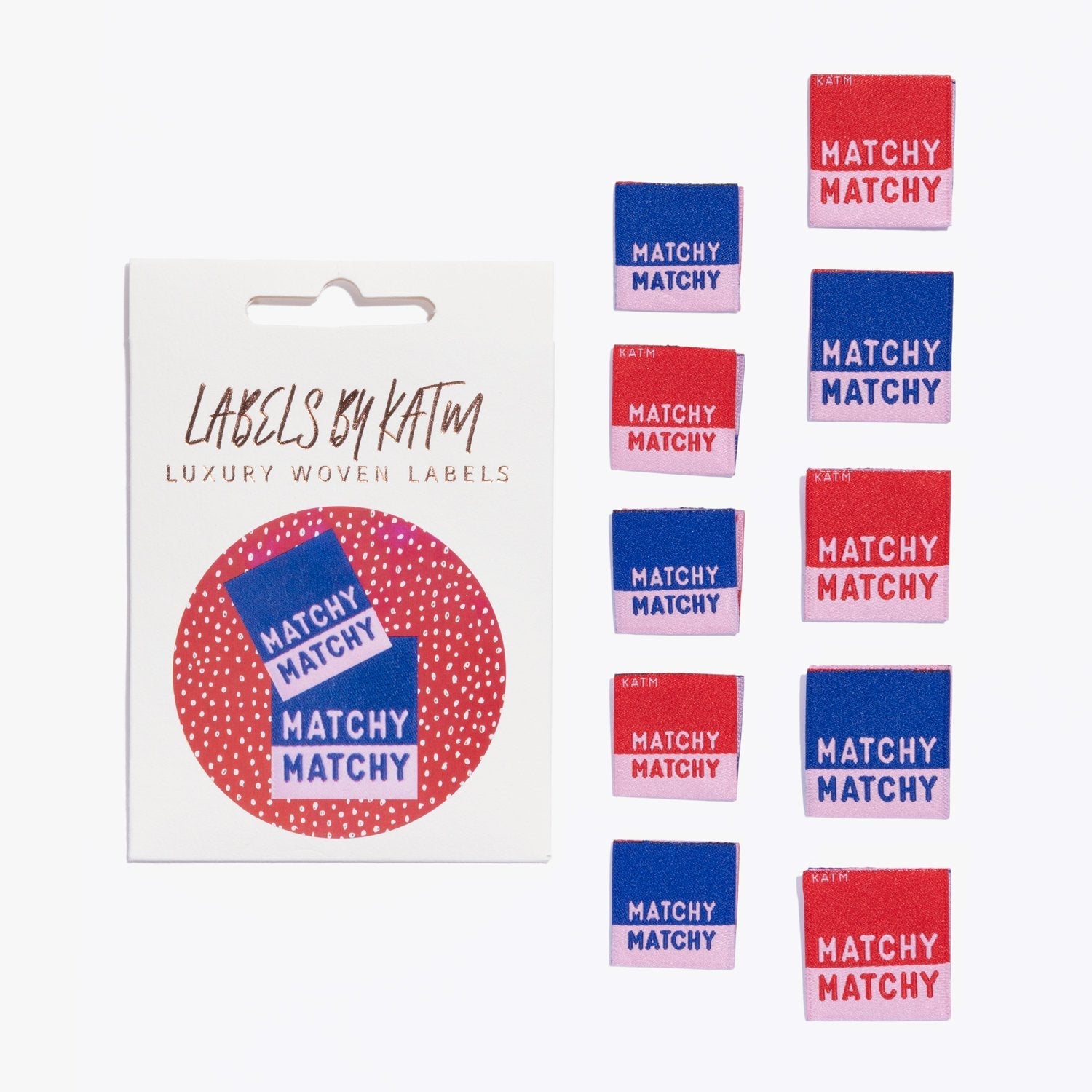 10 Woven Labels - Matchy Matchy - MaaiDesign