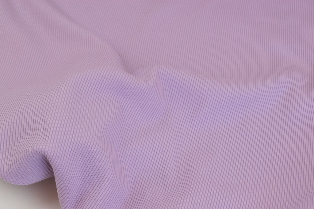 Ribbed Cotton Jersey - Lilac