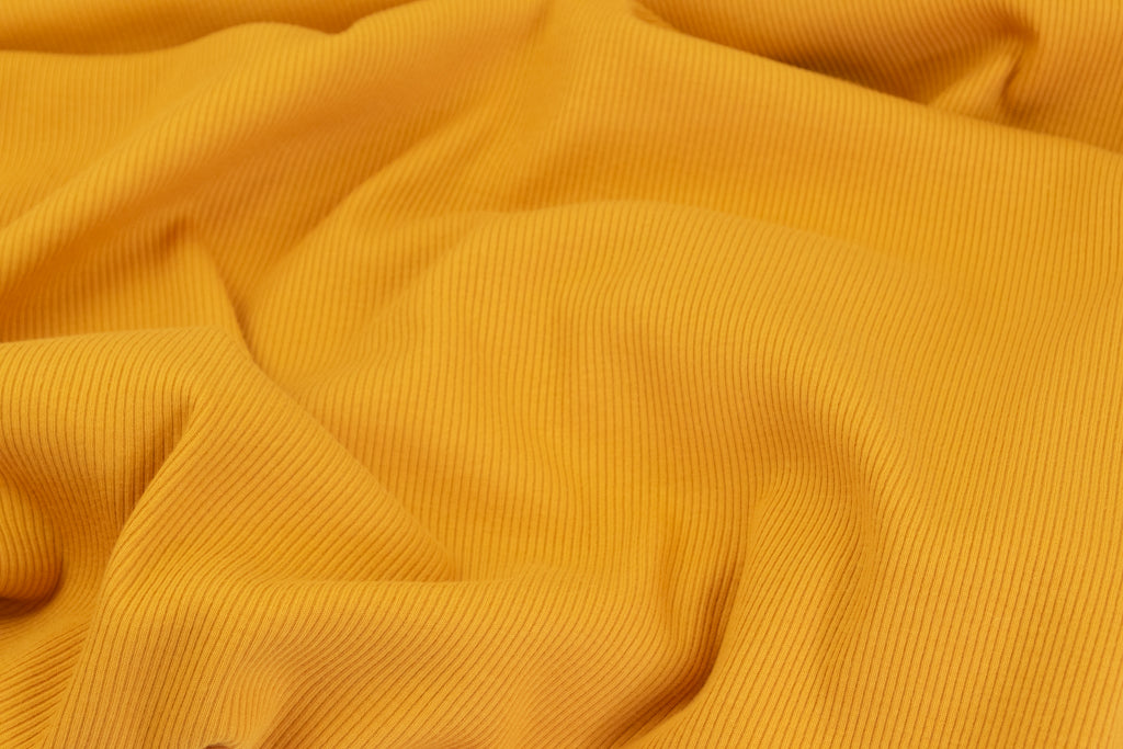 Ribbed Cotton Jersey - Mustard