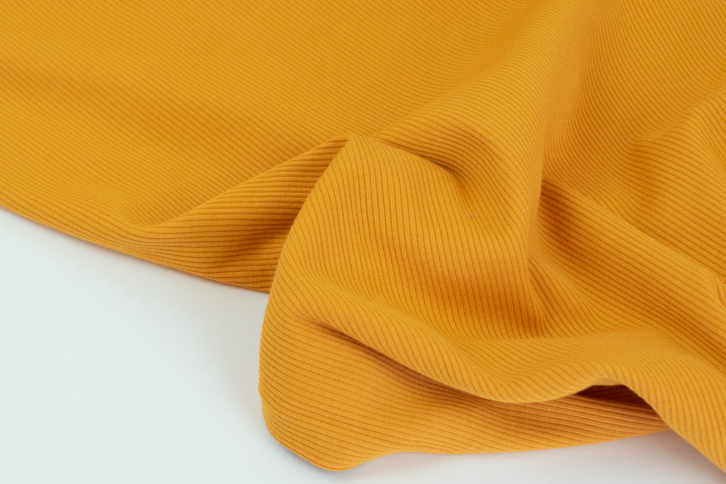 Ribbed Cotton Jersey - Mustard