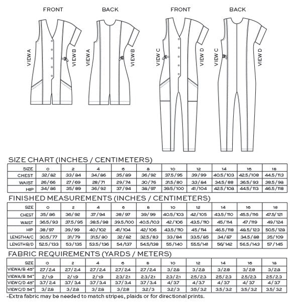 Rory Jumpsuit - True Bias | Sewing Pattern - MaaiDesign
